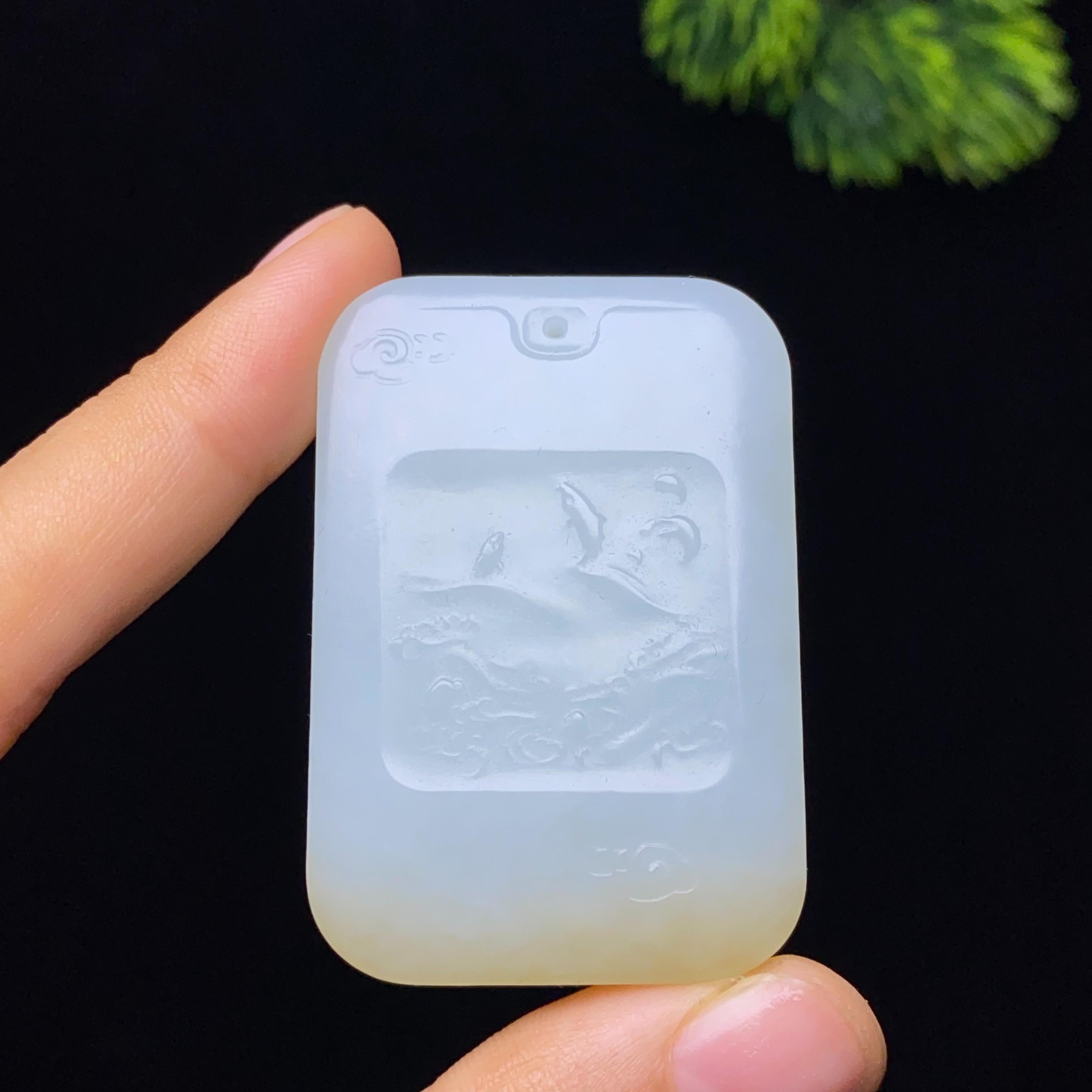 和田玉糖白龙行天下（37.3g）