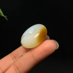 收藏级新疆且末糖白玉平安扣（g）