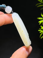 和田籽料白玉兽面无事牌（38.0g）