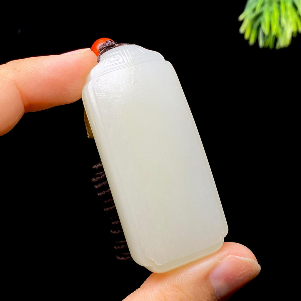 和田玉籽料无事牌（47.6g）