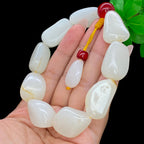 和田玉白玉籽料【精品手串】（79.1g）