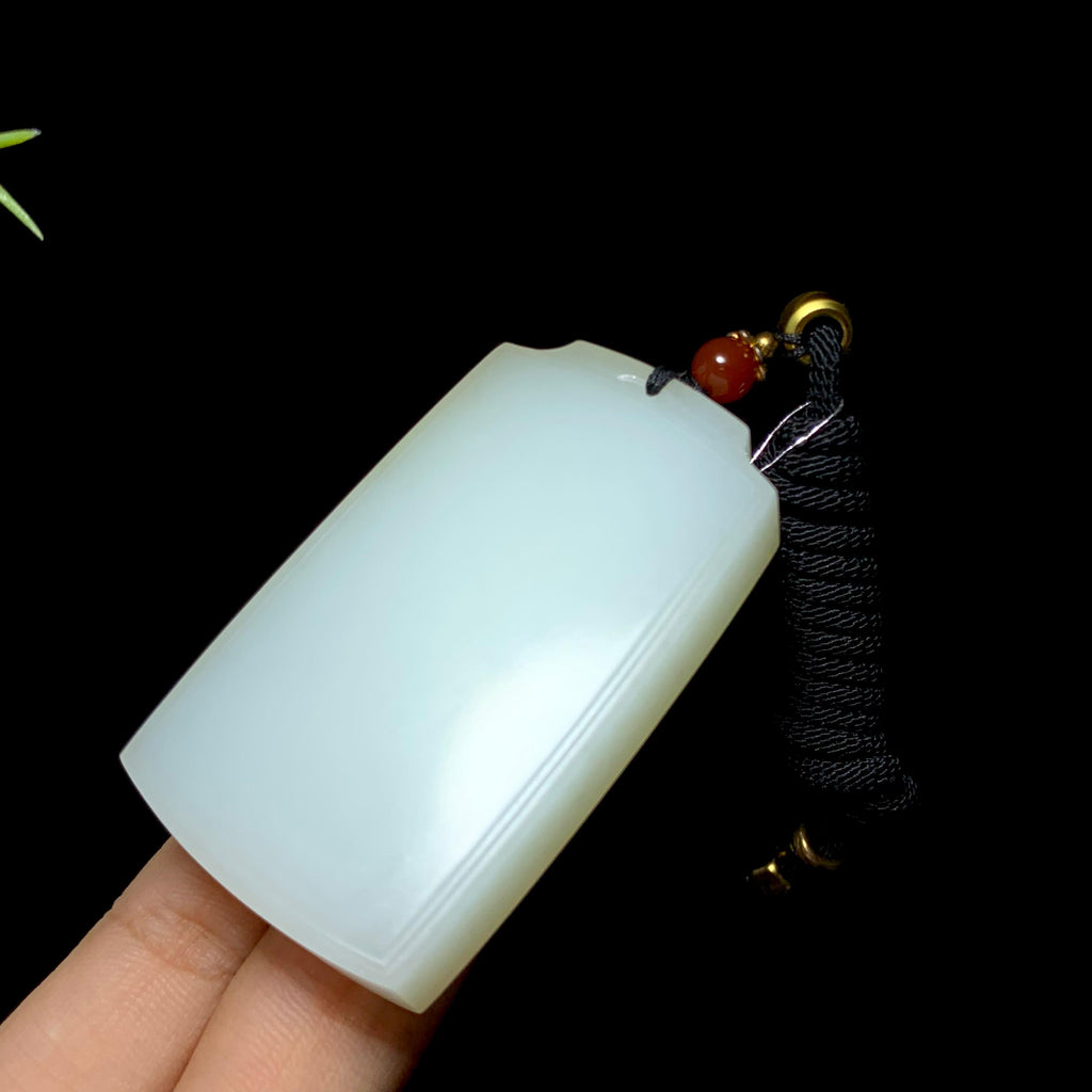 和田山料糖白玉平安无事牌（65.3g）