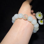 和田玉籽料老型珠手串（60.4g）