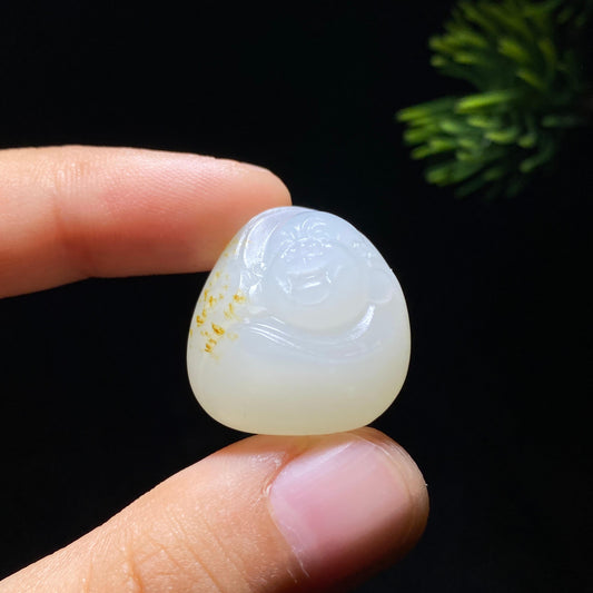 和田玉籽料佛公（11.0g）