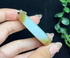 和田玉天地糖白羊脂玉平安无事牌（41.3g）