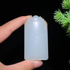 和田玉籽料无事牌（60.6g）