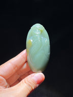 和田籽料沙枣青关公（90.0g）