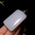 和田黑山料白玉无事牌（52.8g）