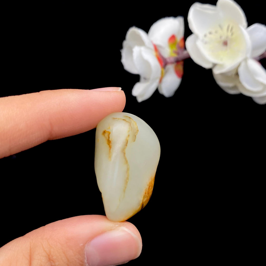 【超值推荐】和田玉聚黄皮籽料吊坠籽（16.3g）