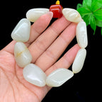 和田玉白玉籽料【精品手串】（88.4g）