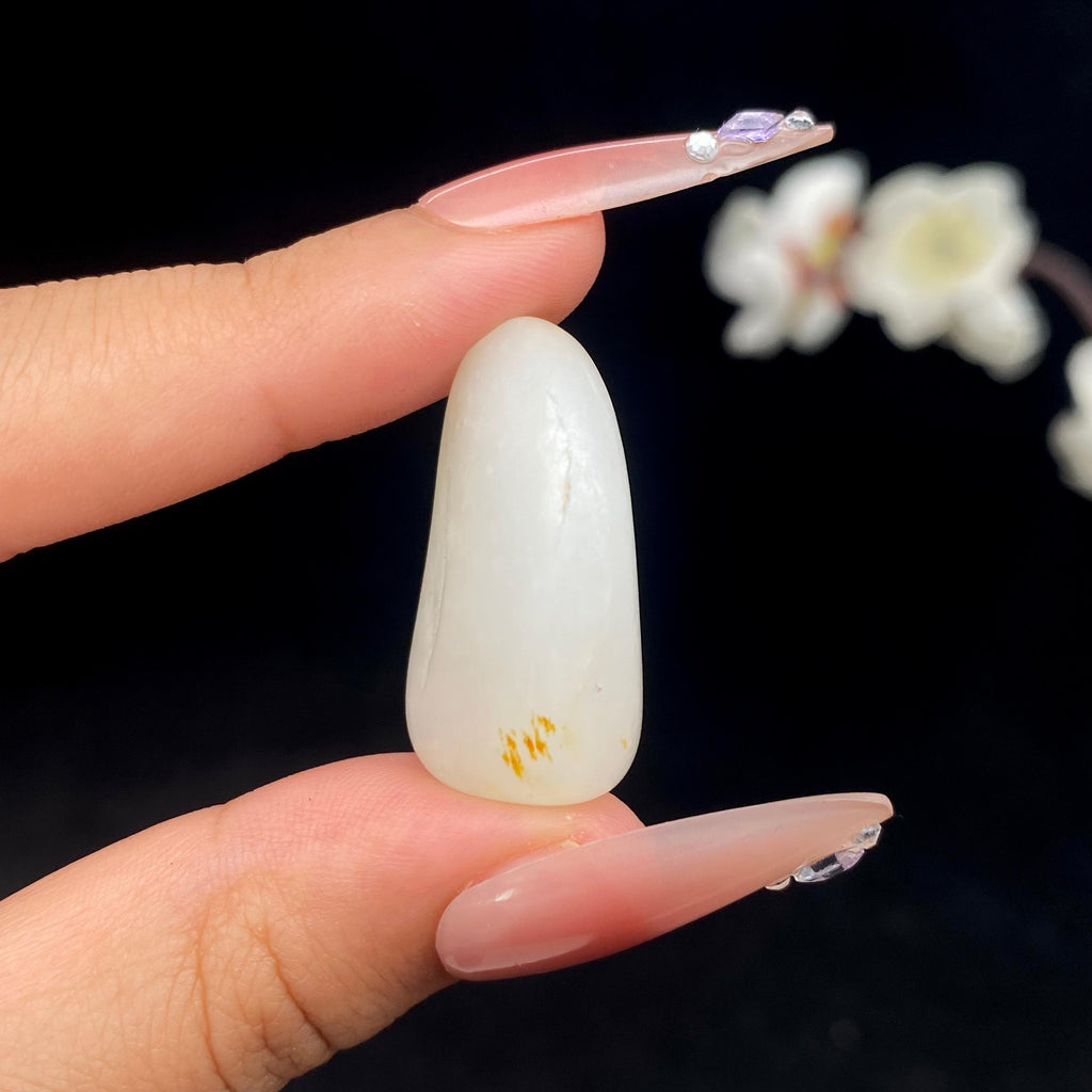 和田玉黄皮籽料坠籽（14g）