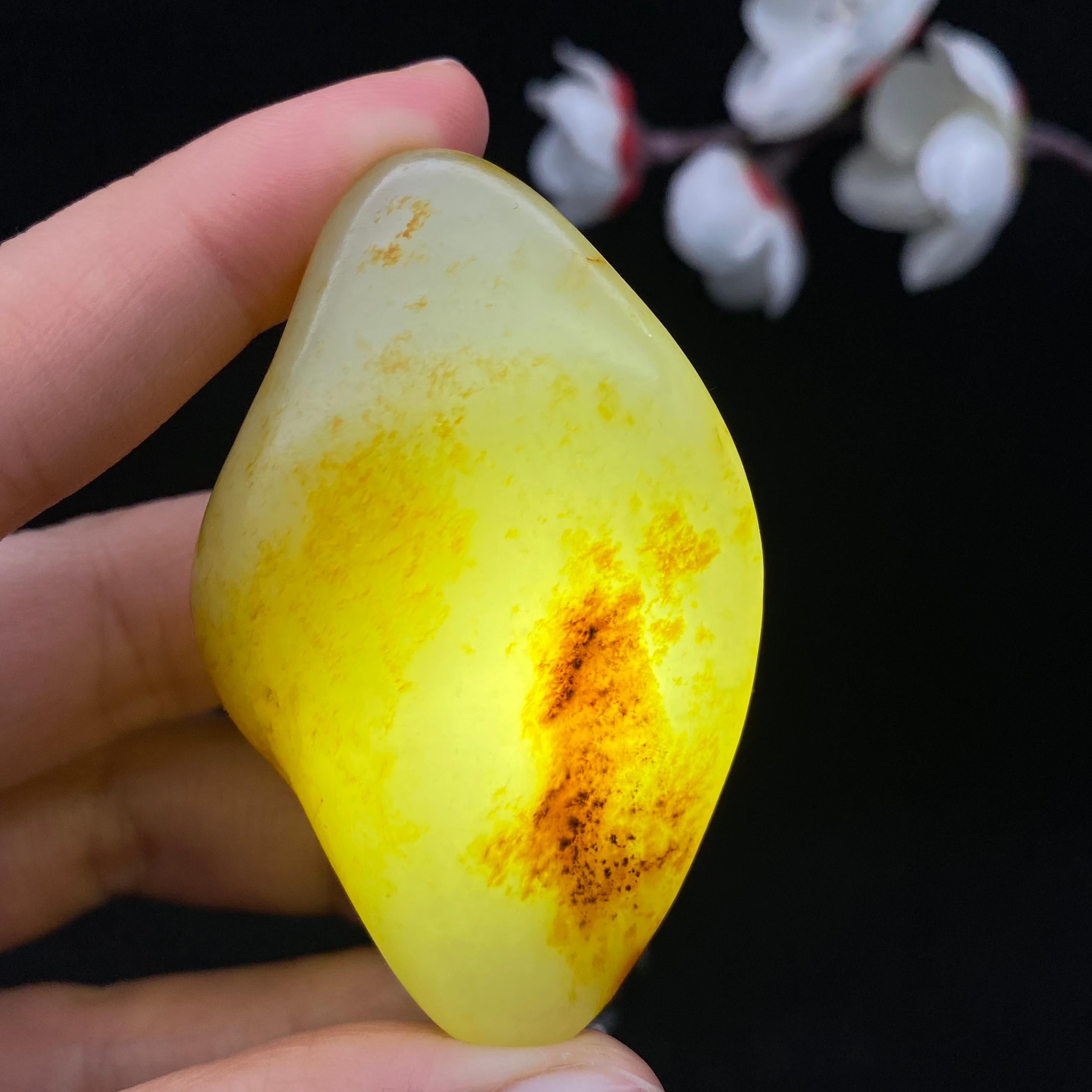 和田玉洒金皮籽料（53.6g）