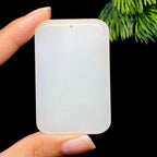 和田玉糖白无事牌（58.4g）