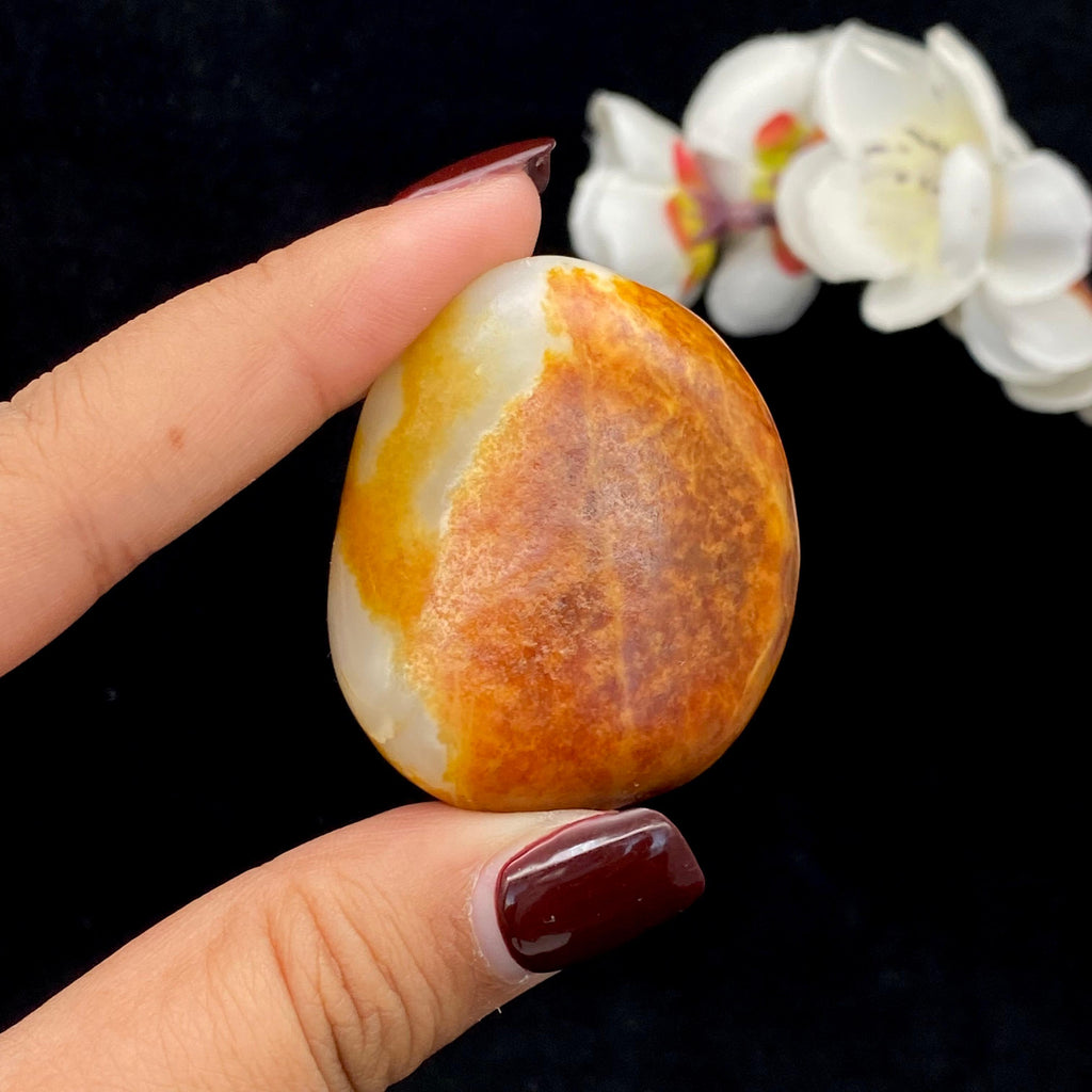 和田玉聚黄皮籽料挂件（44.4g）