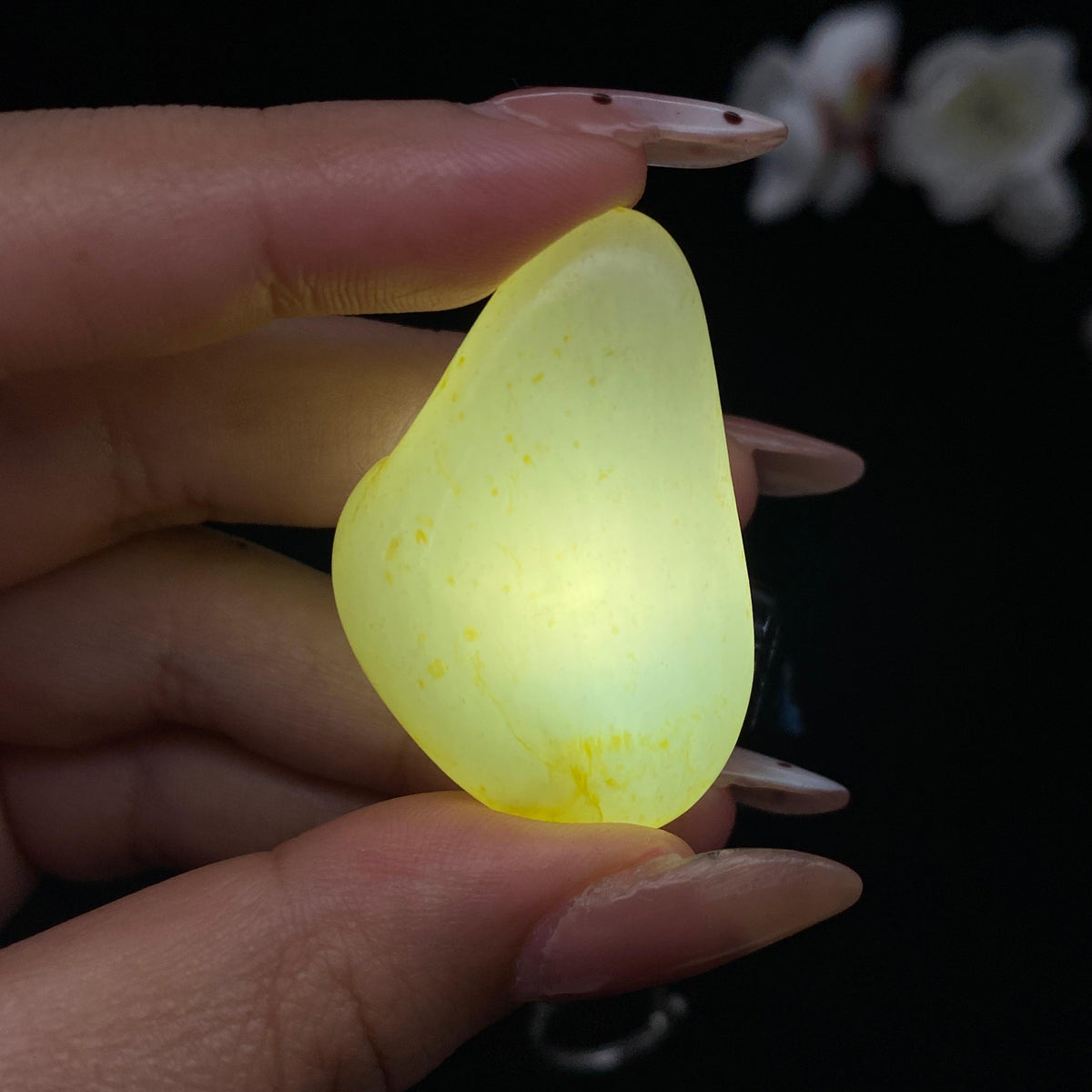 和田玉洒金皮籽料挂件（16.9g）