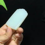 和田山料白玉无事牌挂件（54.5g）