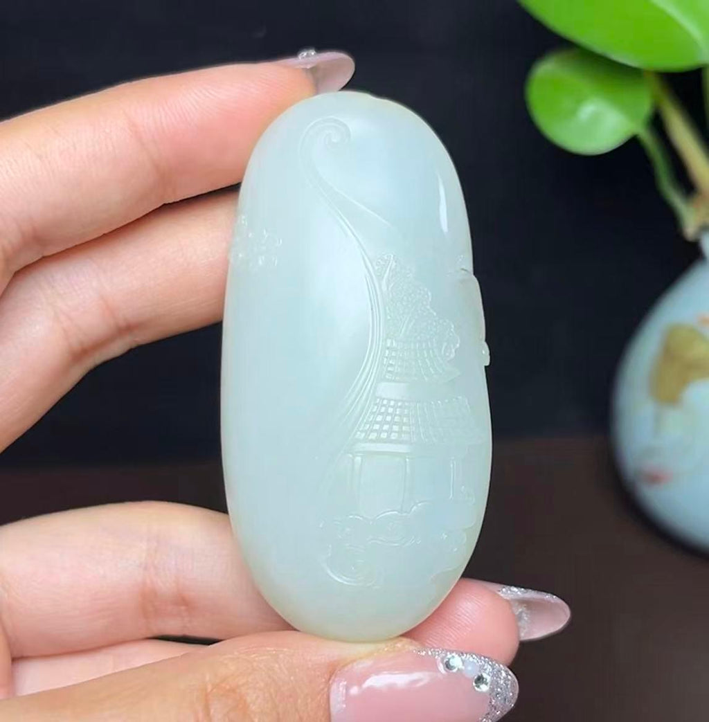 新疆和田玉籽料喜事连连（65.2g）