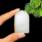 和田玉籽料无事牌（46.9g）