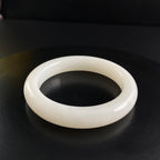 和田玉白玉手镯2607190012（60.038g）