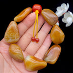 和田玉黄沁皮籽料【精品手串】（86.5g）