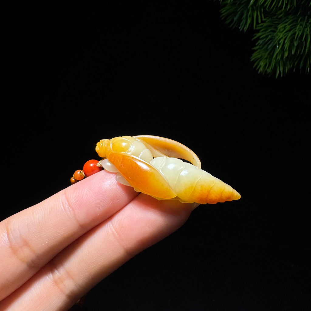 和田玉籽料甜甜蜜蜜（13.5g）