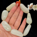 和田玉白玉籽料【精品手串】（120.5g）
