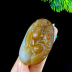 【超值推荐】和田玉糖白关公（55.6g）
