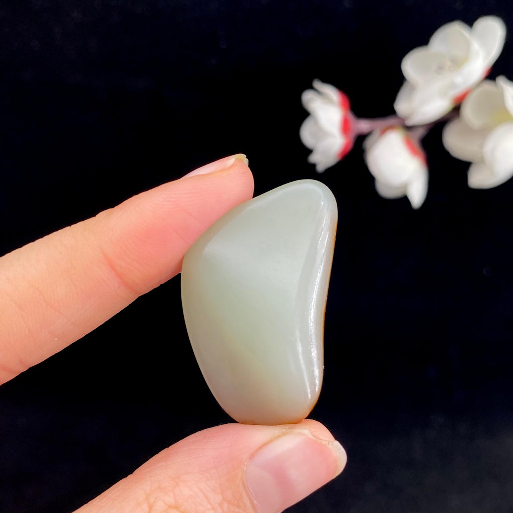 和田玉聚红皮籽料原石（12.2g）