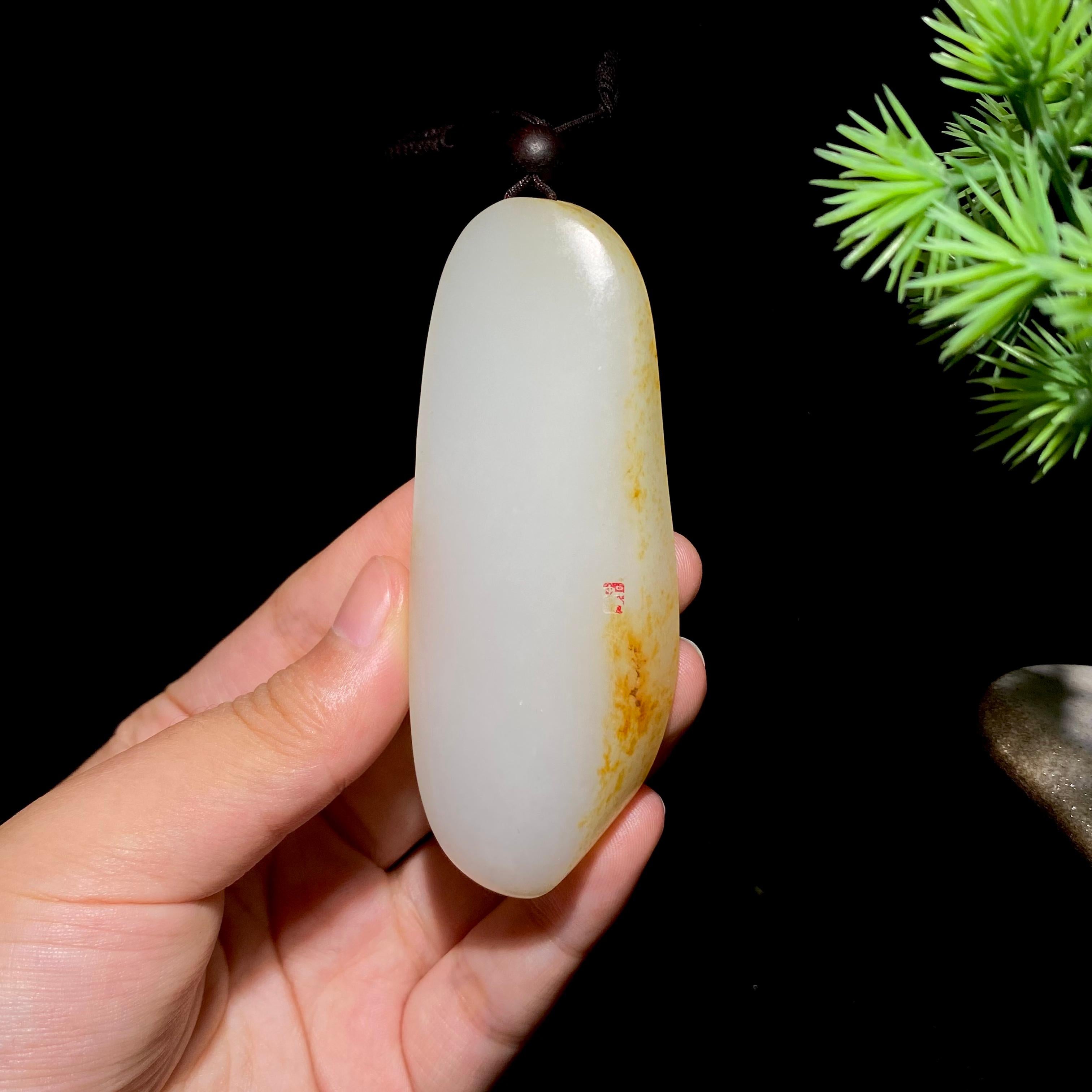 和田玉籽料观音（67.2g）
