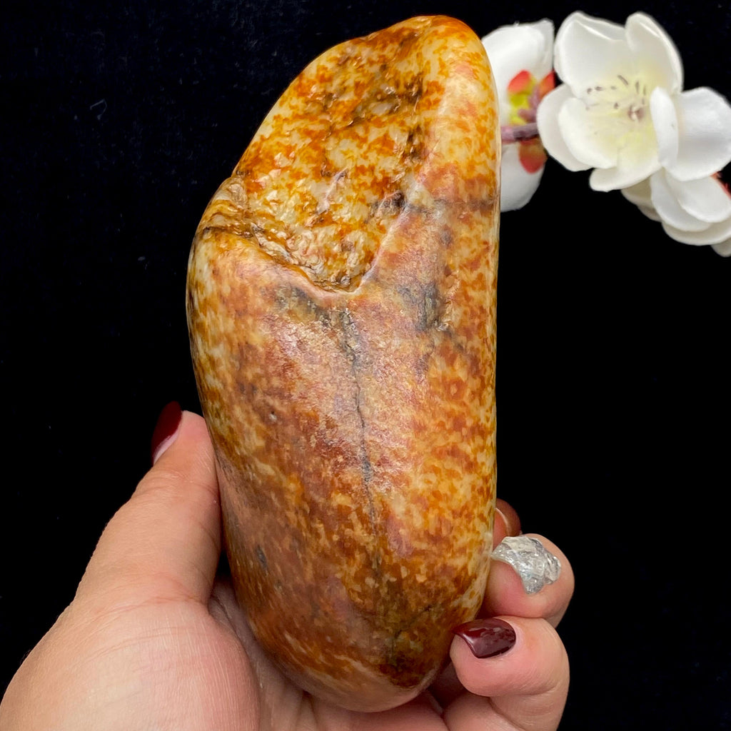 和田玉聚红皮籽料原石（970.9g）