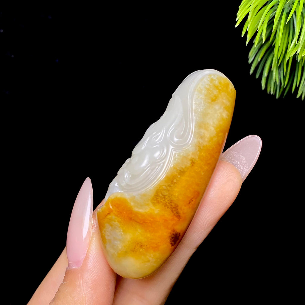 和田玉籽料龙行天下（35.7g）
