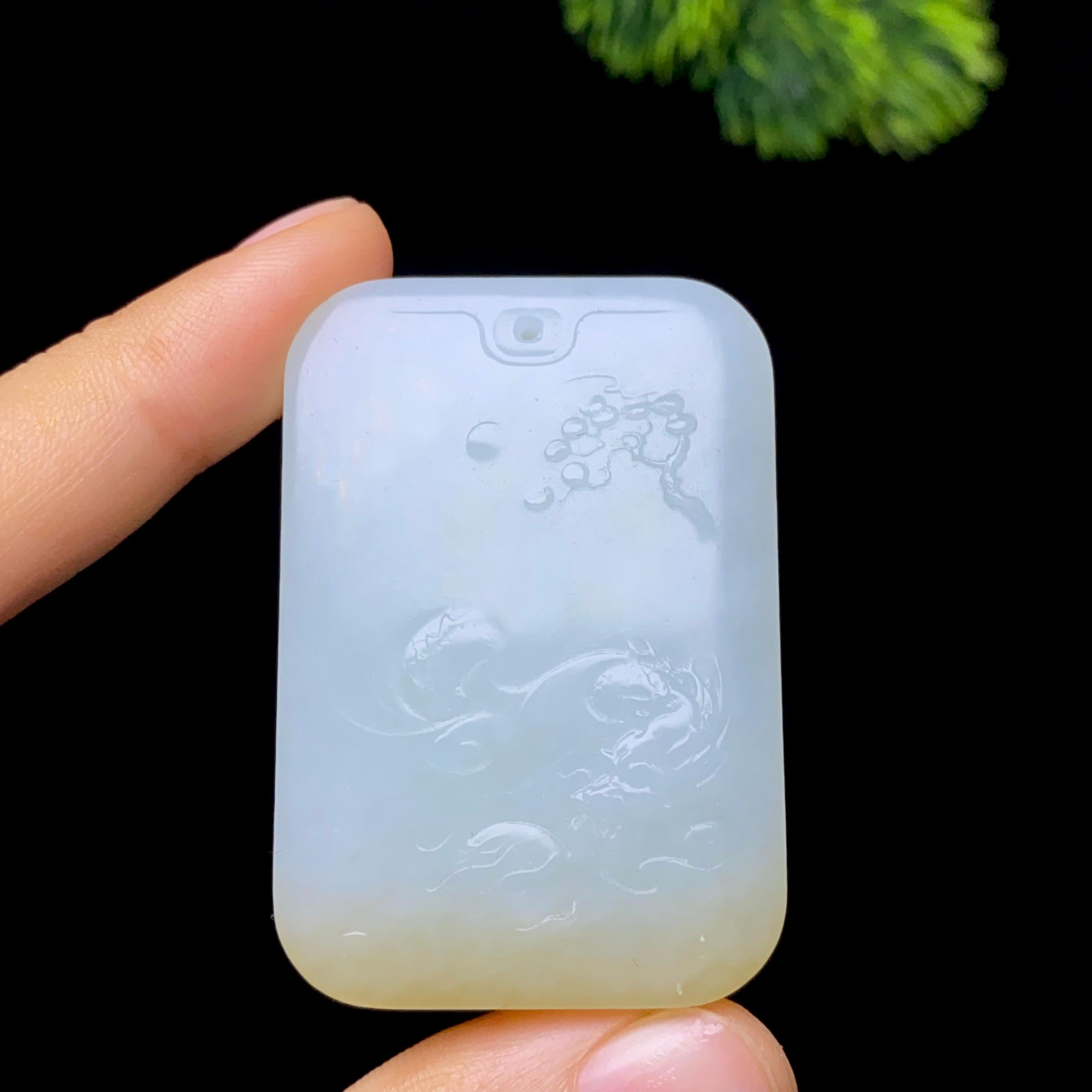 和田玉糖白龙行天下（37.3g）