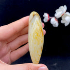 和田玉洒金皮籽料手把件（126.4g）