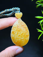 和田籽料水滴无事牌（33.3g）