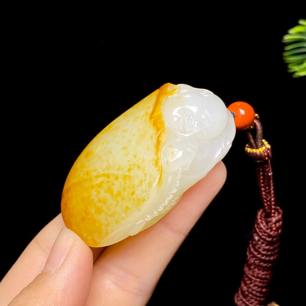 和田玉籽料佛公（57.4g）