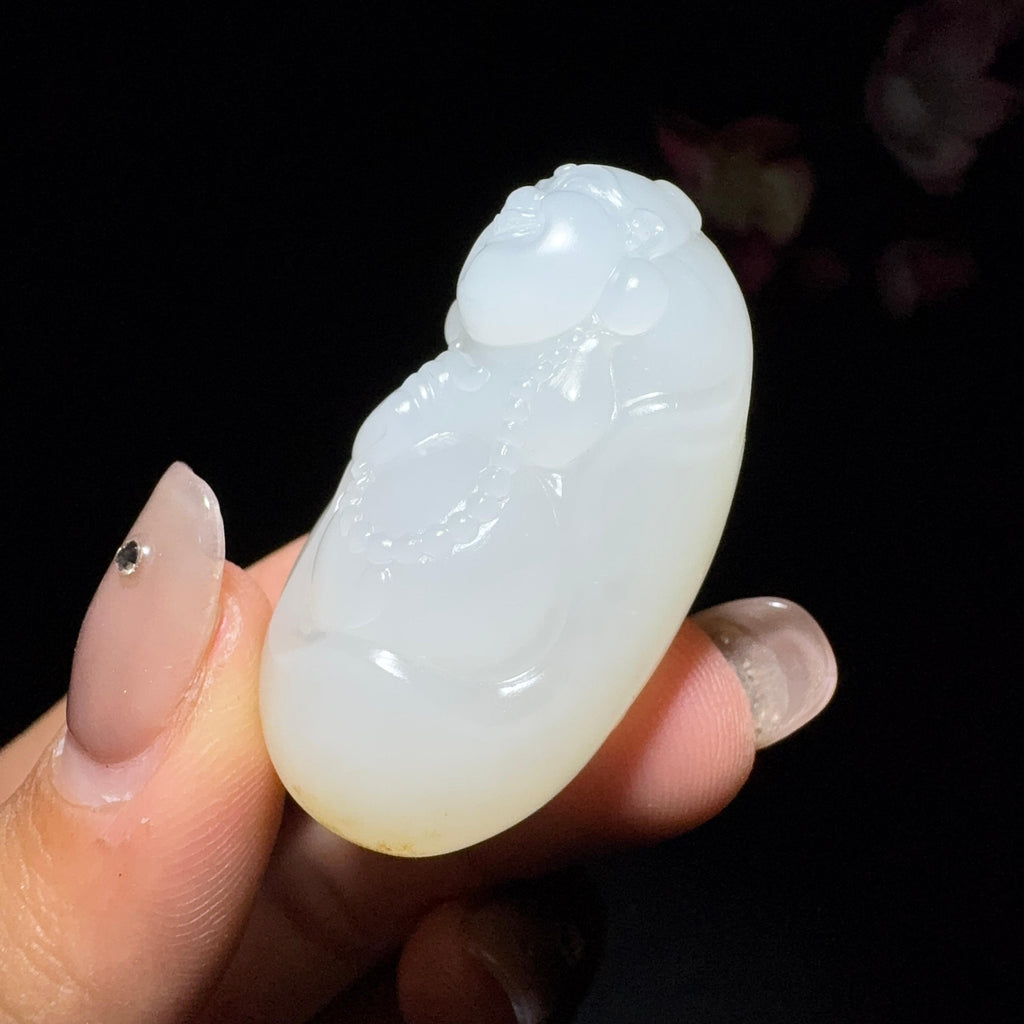 和田玉籽料挂件佛公（25.0g）