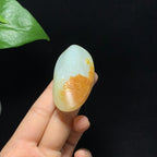 传承级和田籽料聚红皮白玉观音挂件（51.8g）