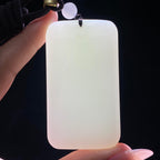 和田玉白玉平安无事牌（83.6g）