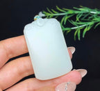 和田白玉平安无事牌（37.6g）