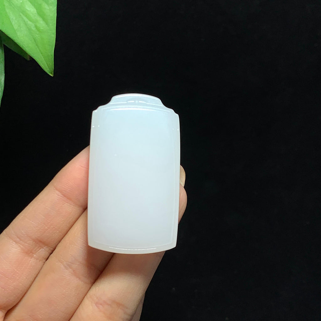 和田山料白玉无事牌挂件（38.0g）