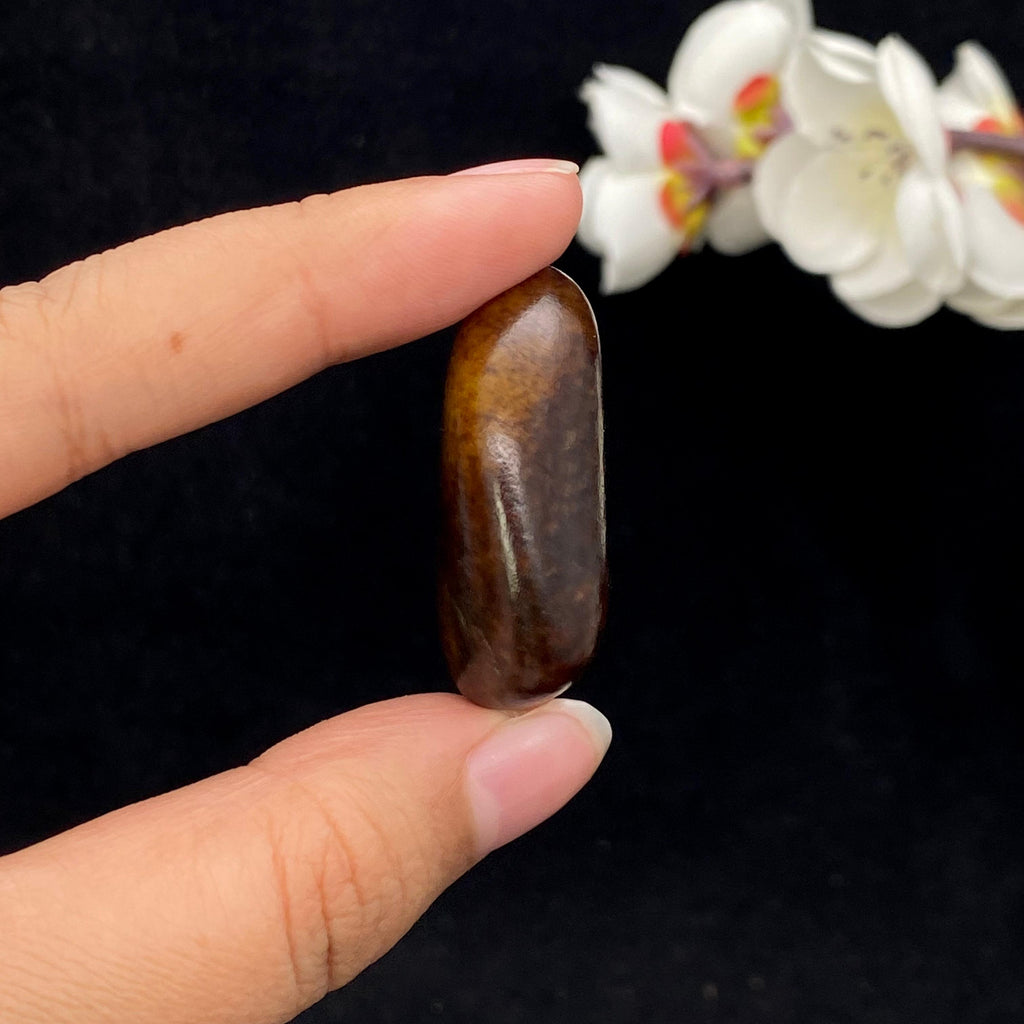 和田玉黄沁皮籽料挂件（20g）