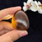 和田玉红沁皮籽料原石（39.4g）