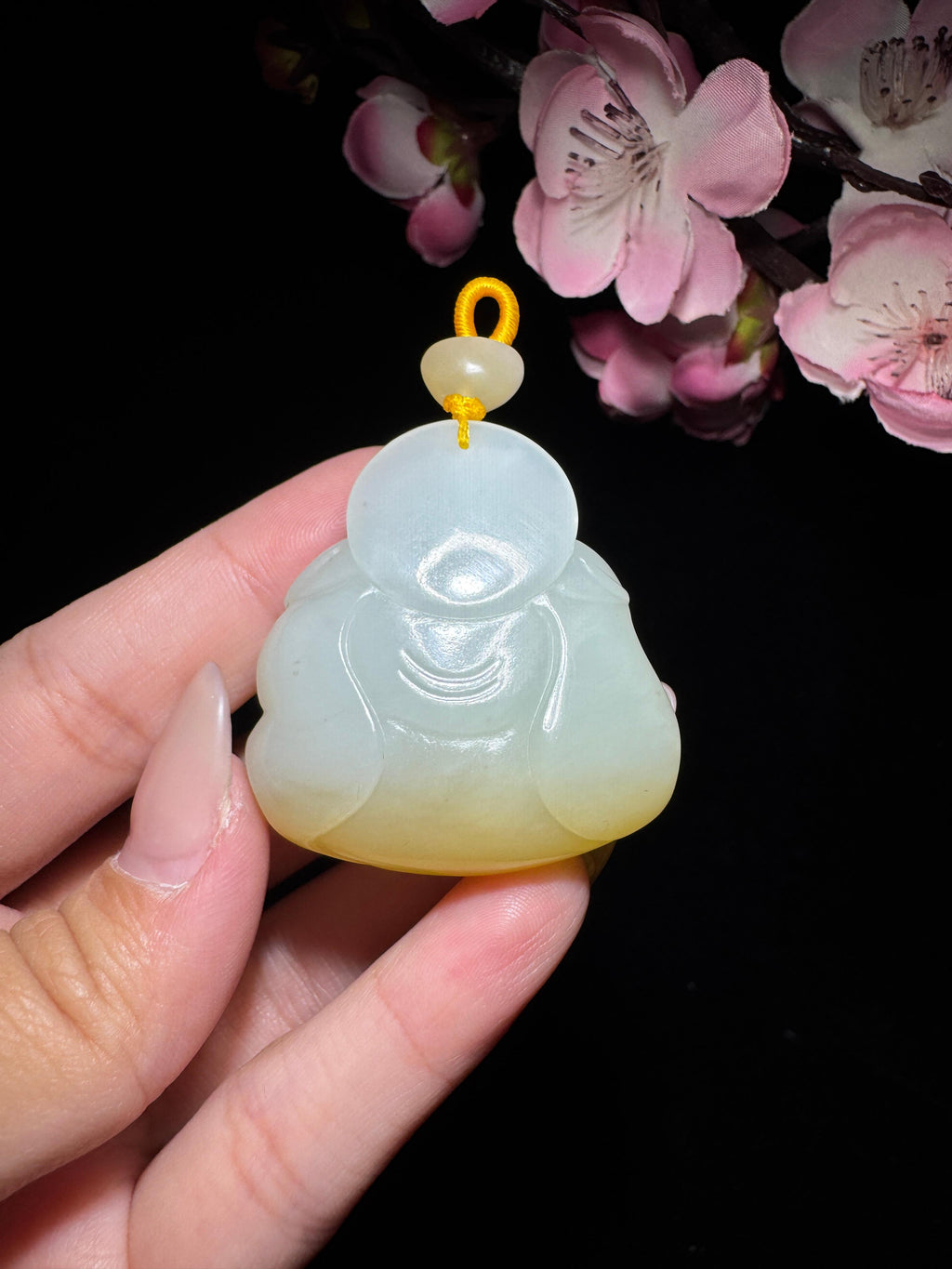 和田玉糖白玉佛公（40.0g）