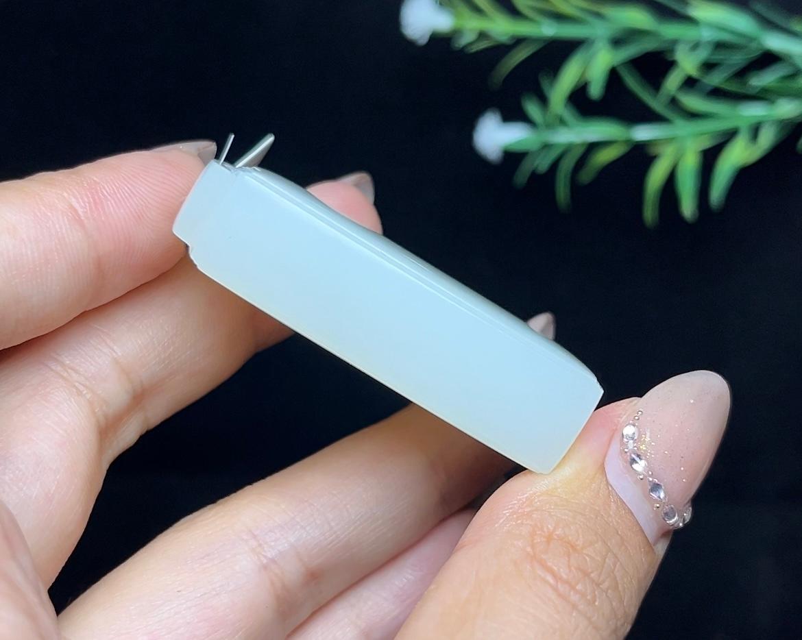 和田玉白玉平安无事牌（48.8g）