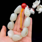 和田玉白玉籽料【精品手串】（114.3g）