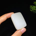 和田玉白玉无事牌（31.3g）