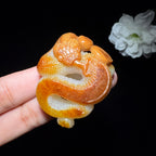 精品特色和田玉籽料挂件腰缠万贯（33.8g）