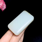 和田糖白玉无事牌挂件（68.7g）