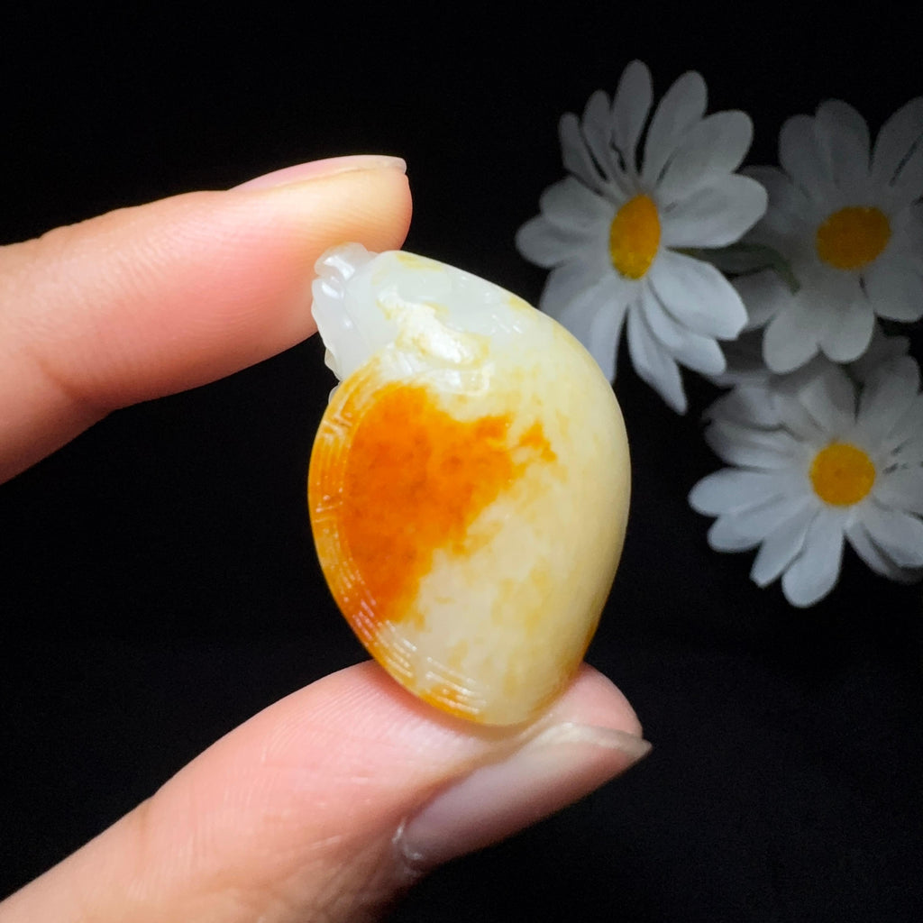 和田玉籽料挂件龙龟（14.5g）