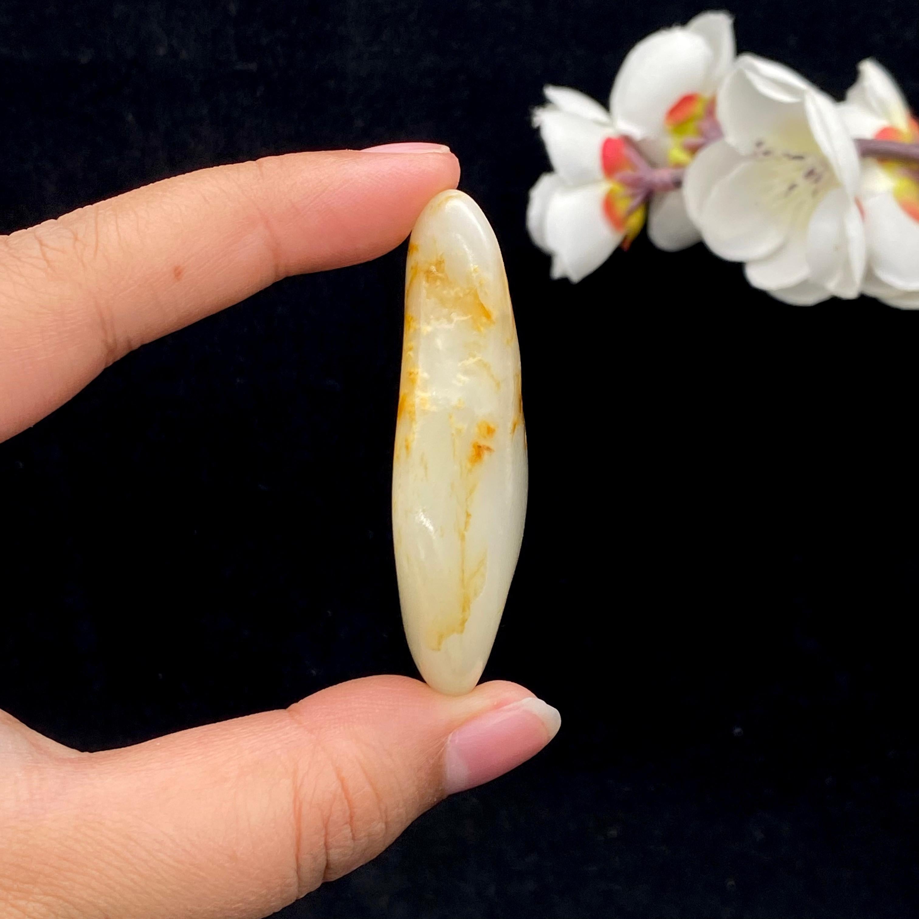 和田玉洒金皮籽料挂件（39.6g）